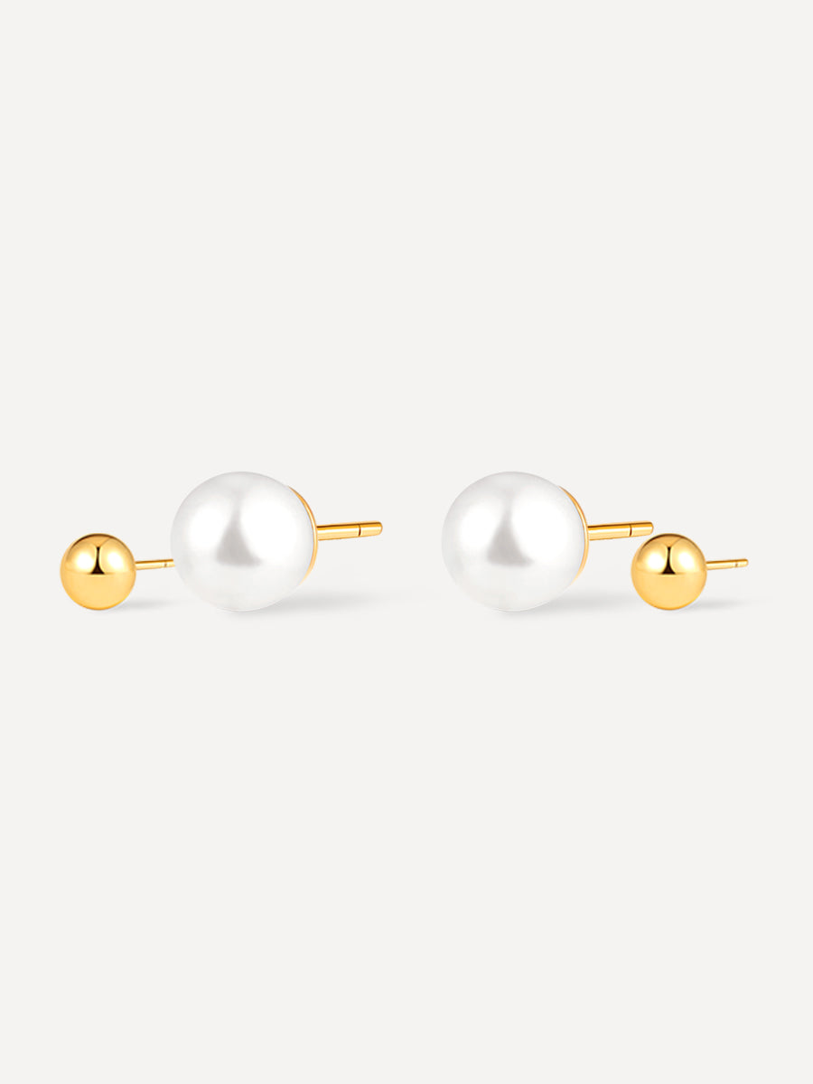 Radiant Orb Ohrringe Set Gold