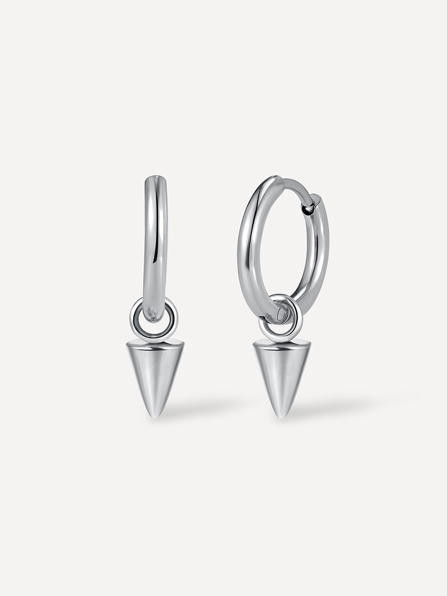 Chic Rivet Ohrringe Silber