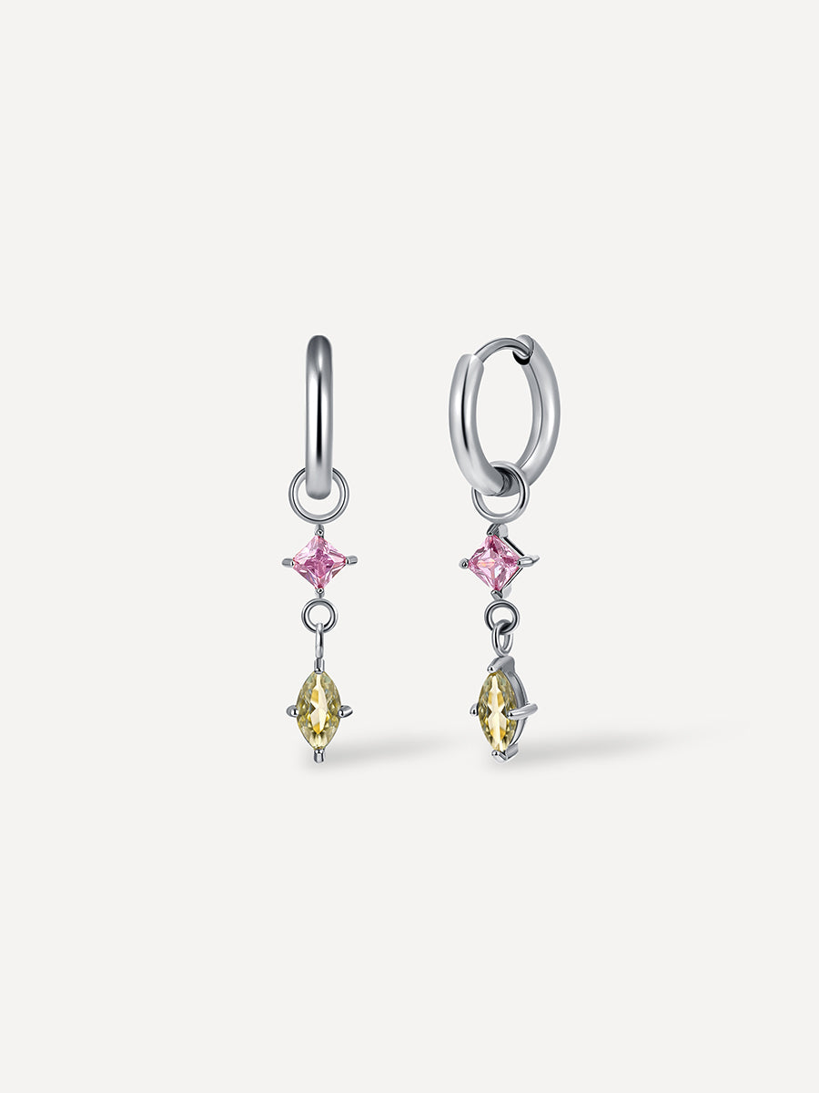 Twinkle Swaying Ohrringe Silber