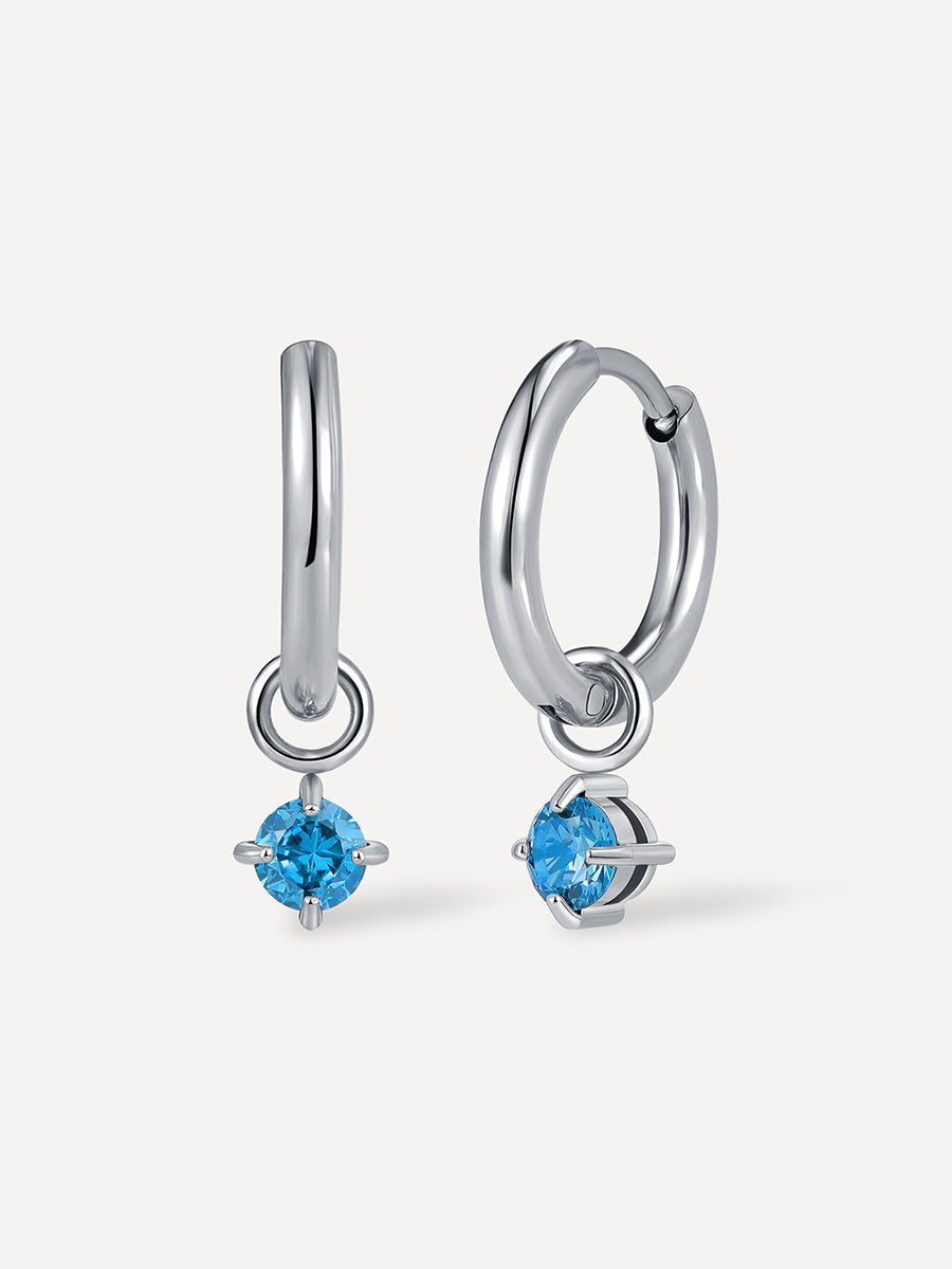 Sparkling Azure Ohrringe Silber