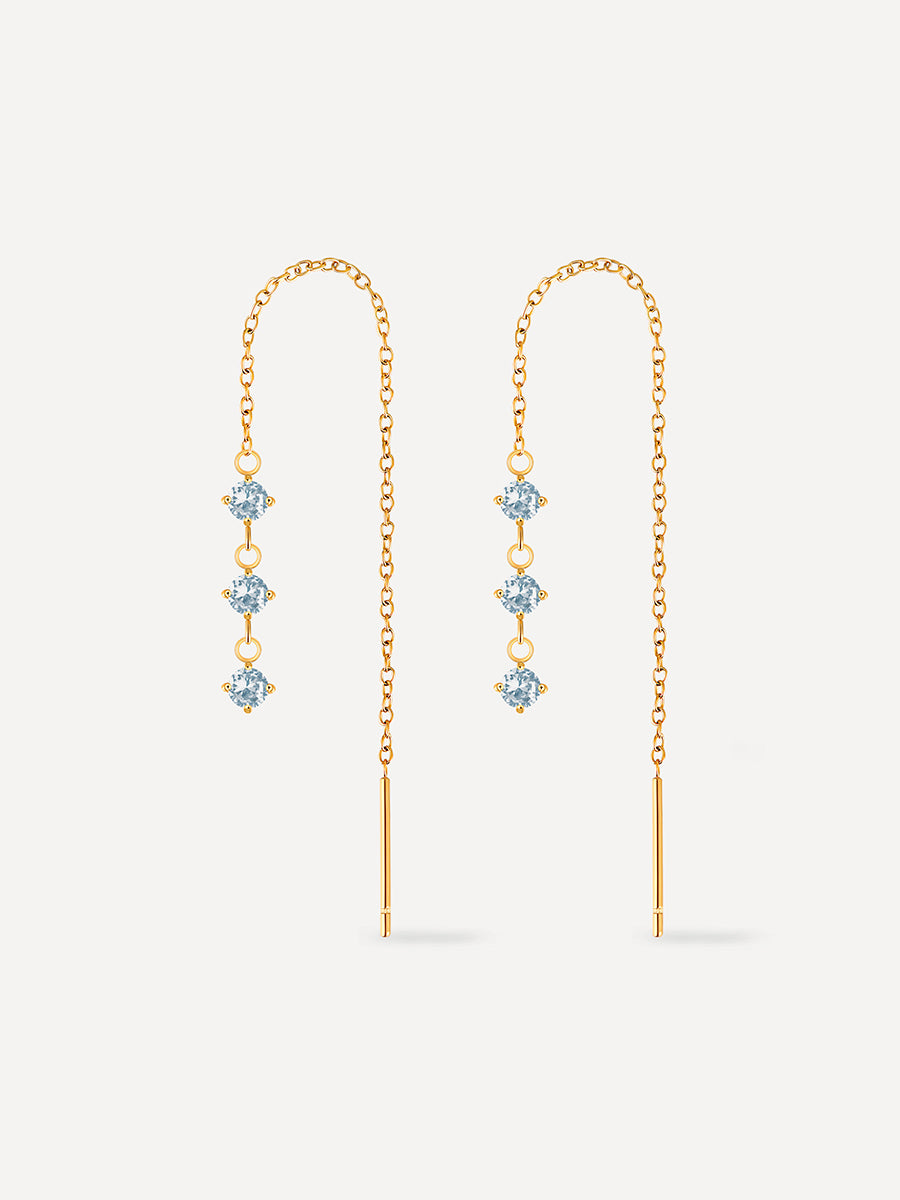 Kaleidos Raindrop Ohrringe Gold