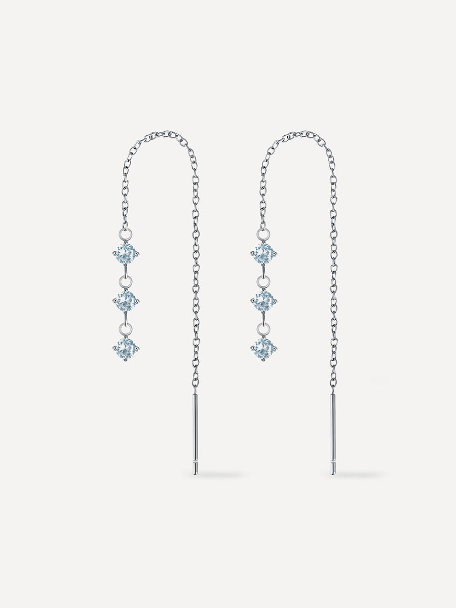 Kaleidos Raindrop Ohrringe Silber