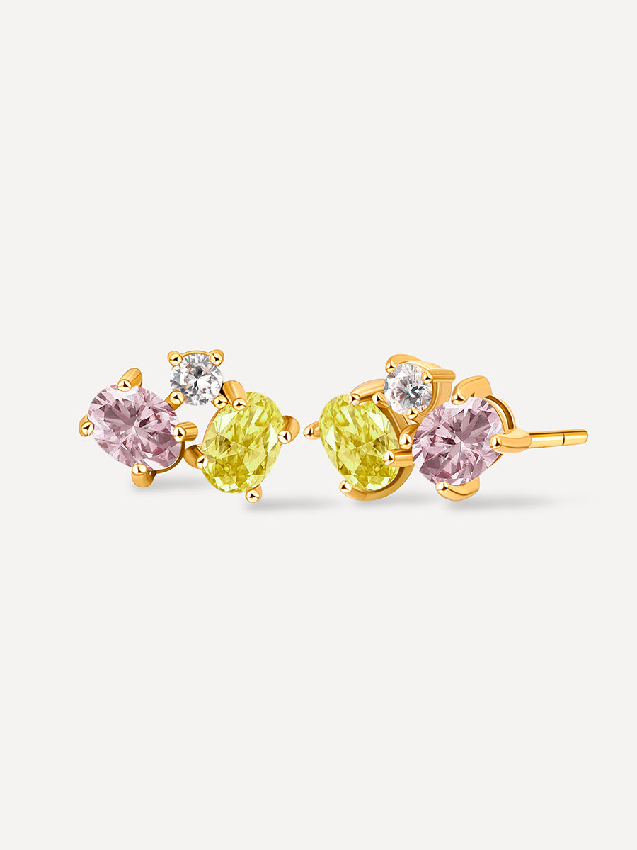 Kaleidos Bouquet Ohrringe Gold