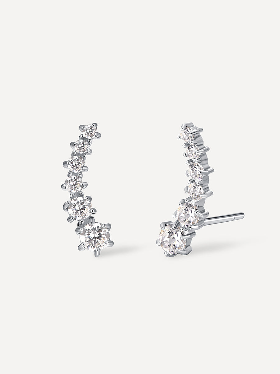 Dazzling Meteor Ohrringe Silber