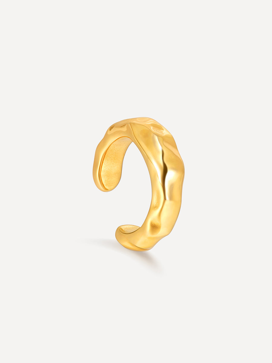 Ripple Fragment Earcuff Gold