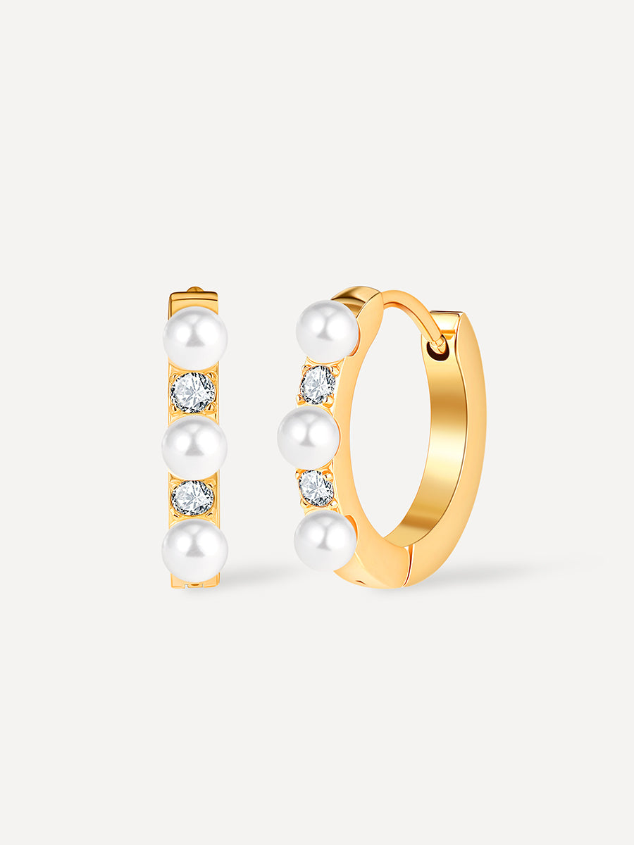 Graceful Pearl Ohrringe Gold