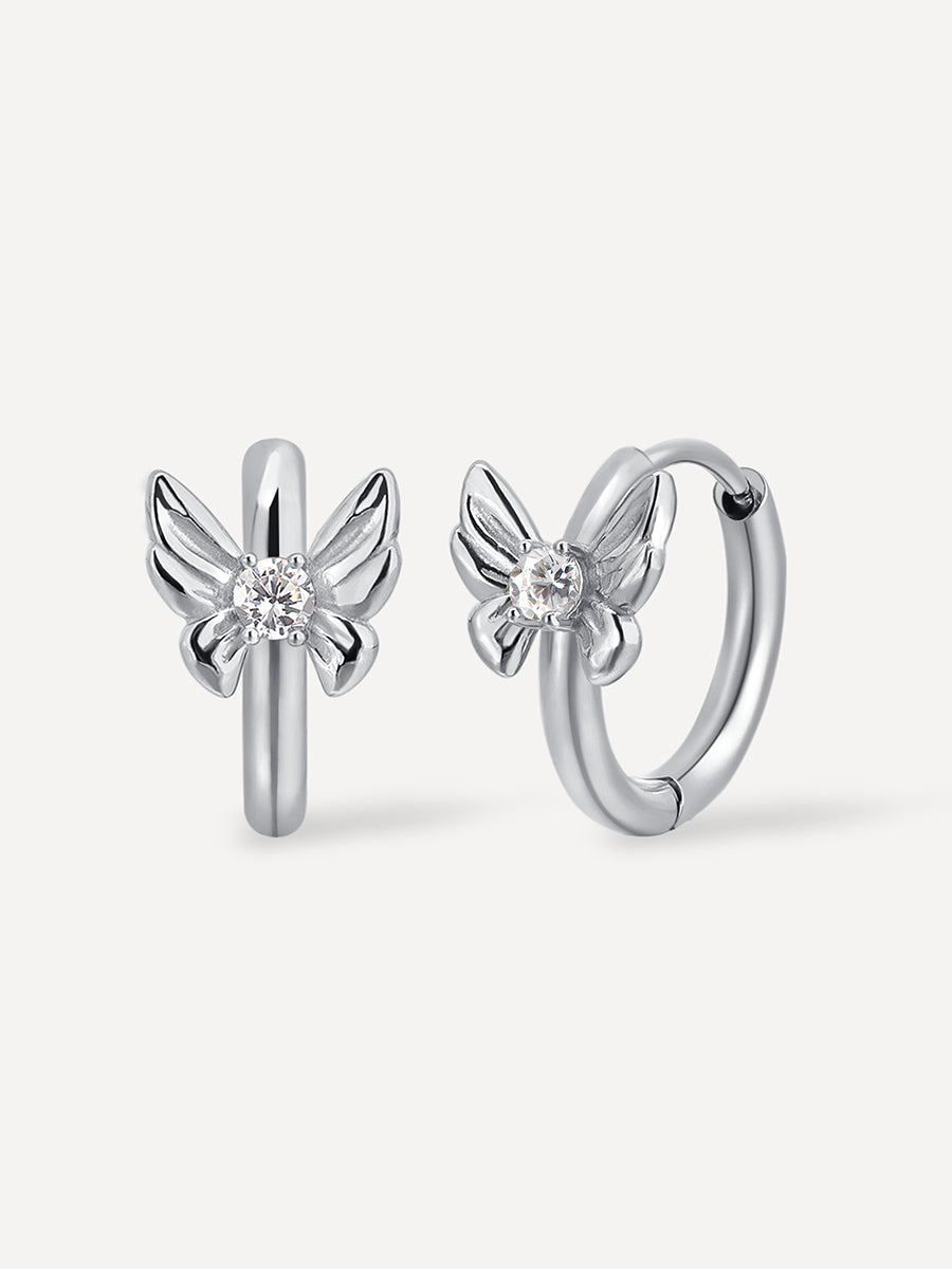 Butterfly Kisses Ohrringe Silber
