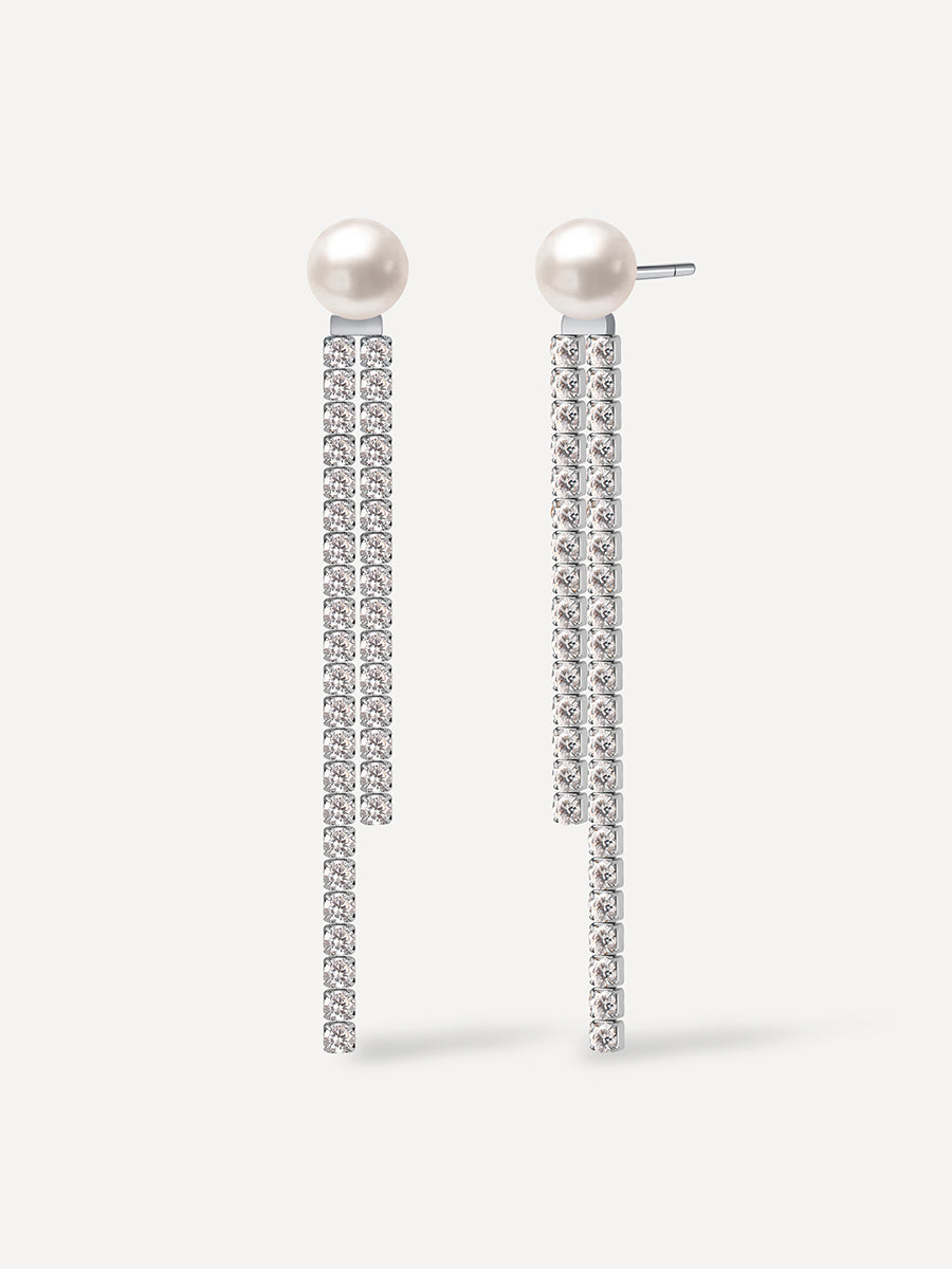 Sparkle Night Ohrringe Silber