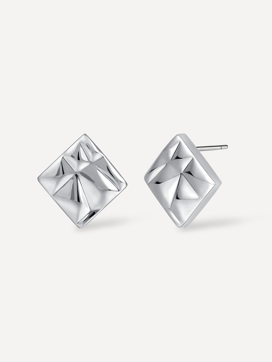 Rebel Edge Ohrringe Silber