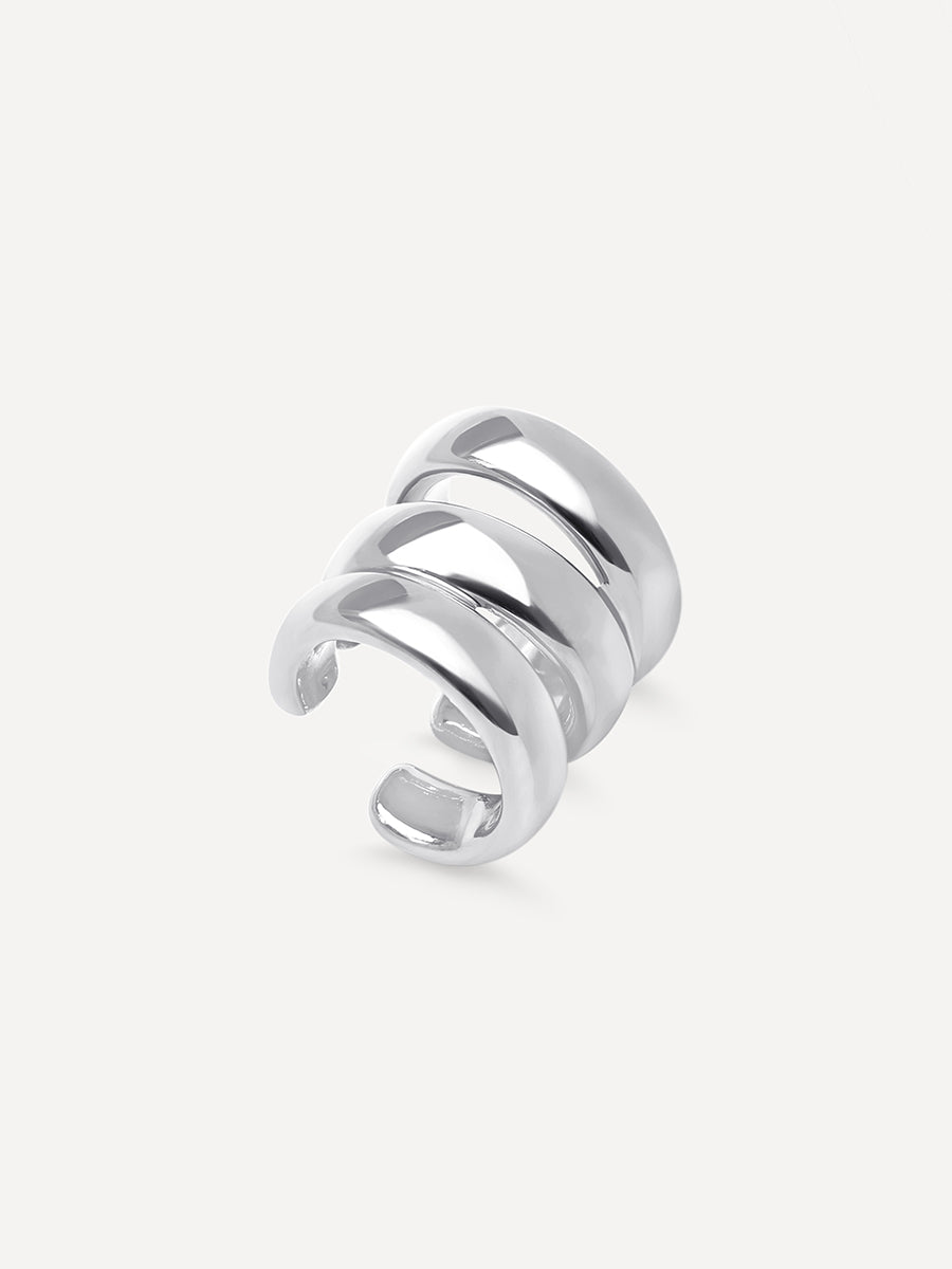 Multiple Winding Earcuff Silber
