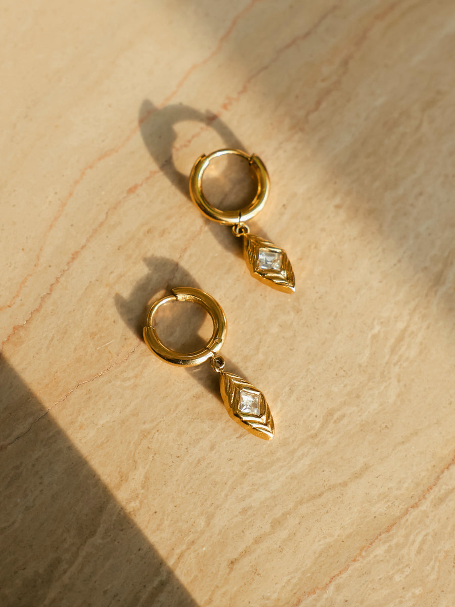 Retro Feather Earrings