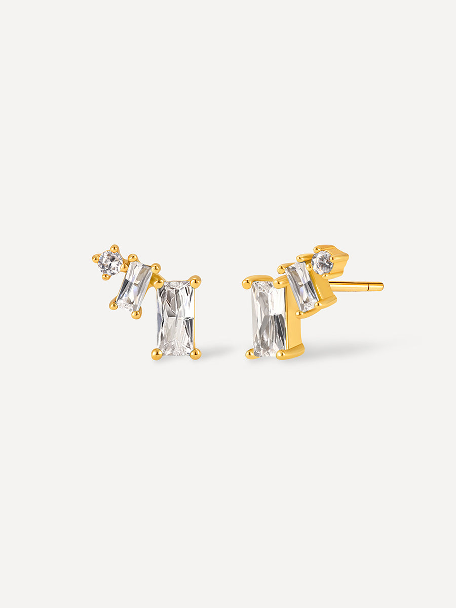 Crystal Clarity Ohrringe Gold
