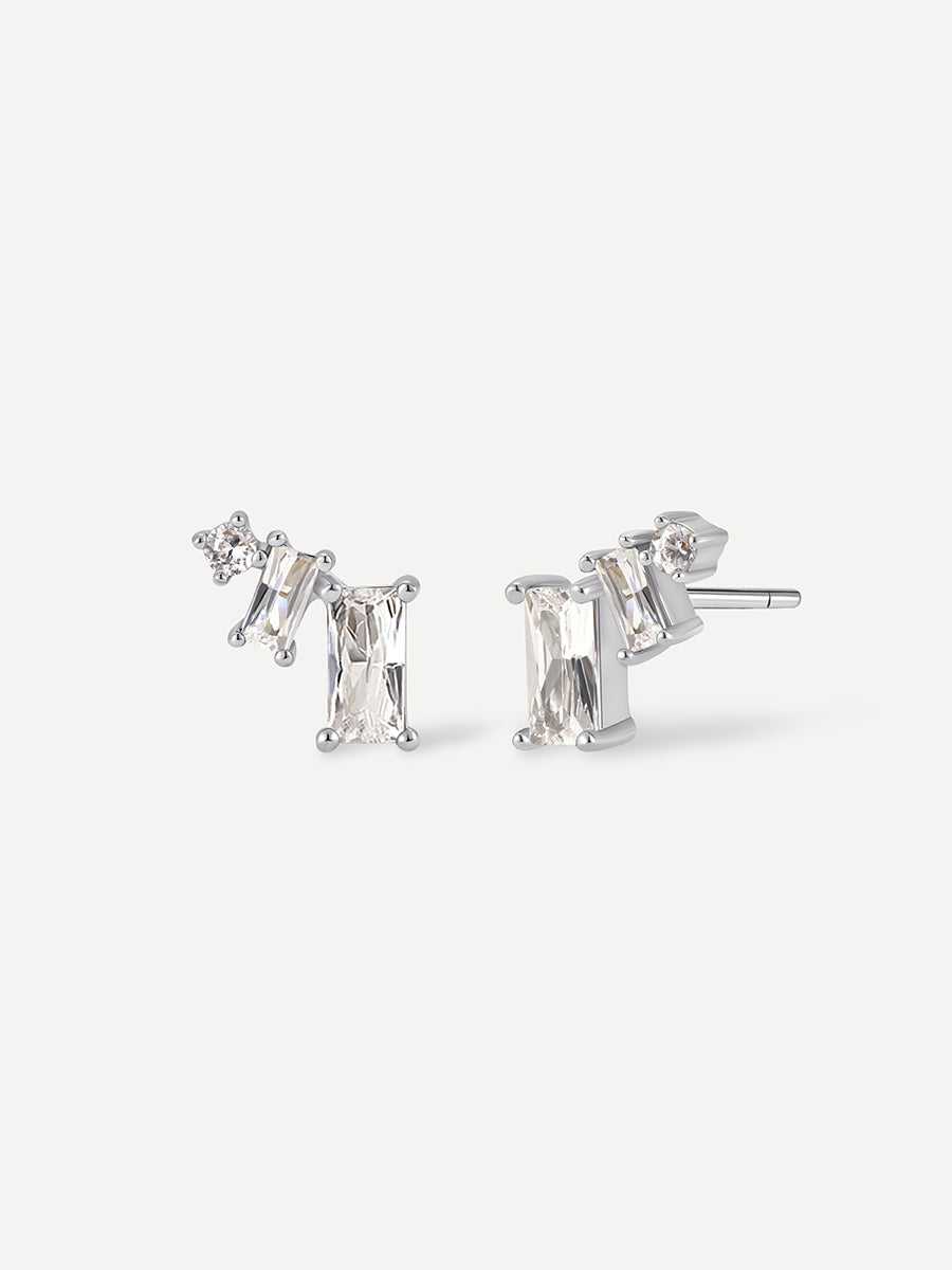 Crystal Clarity Ohrringe Silber