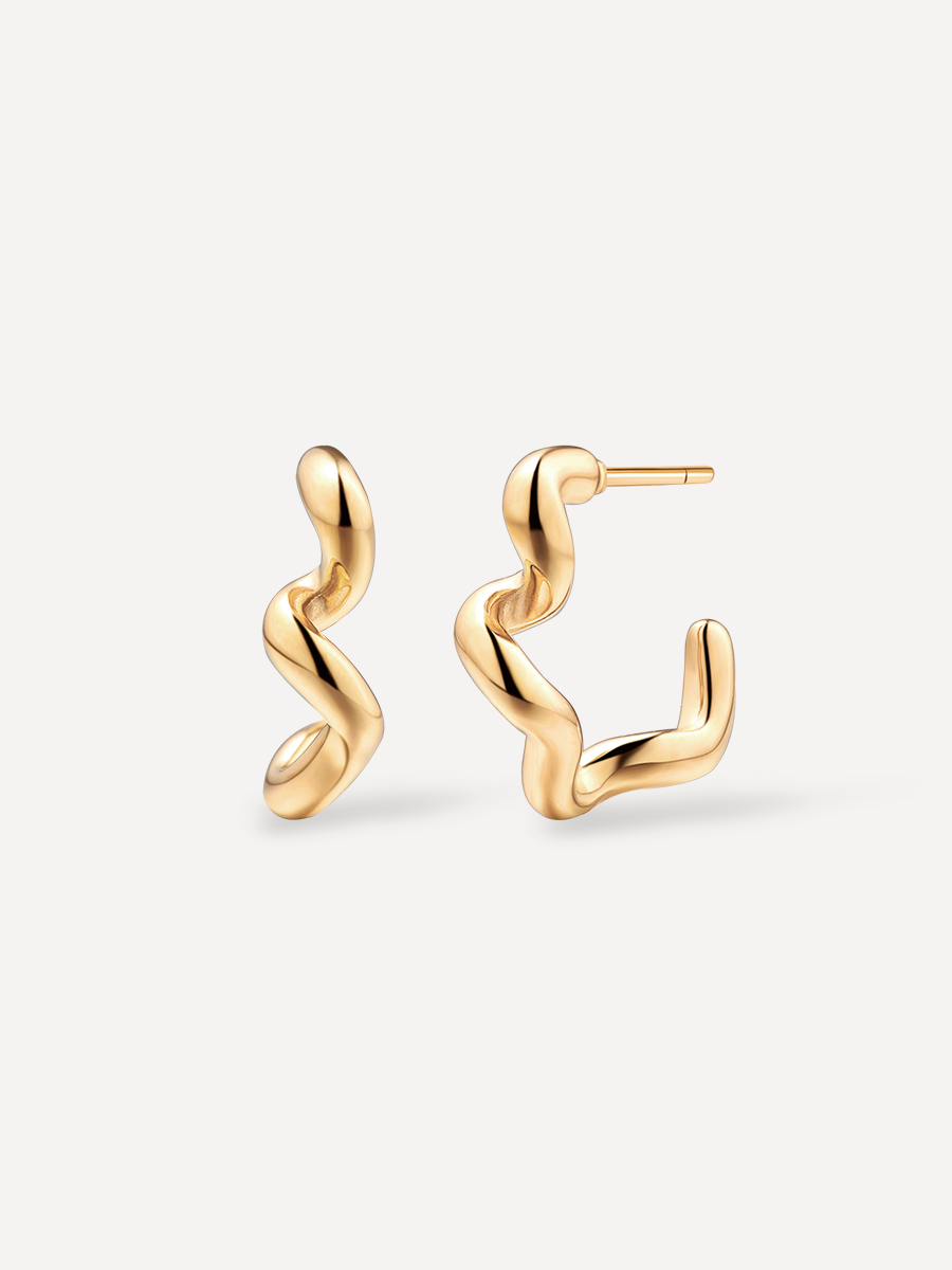 Graceful Swirl Earrings