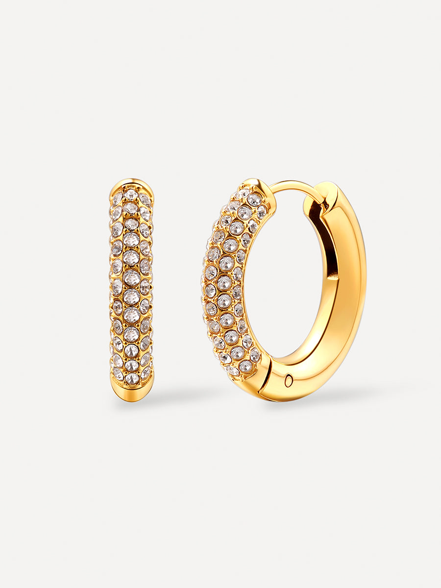 Twinkle Split Ohrringe Gold