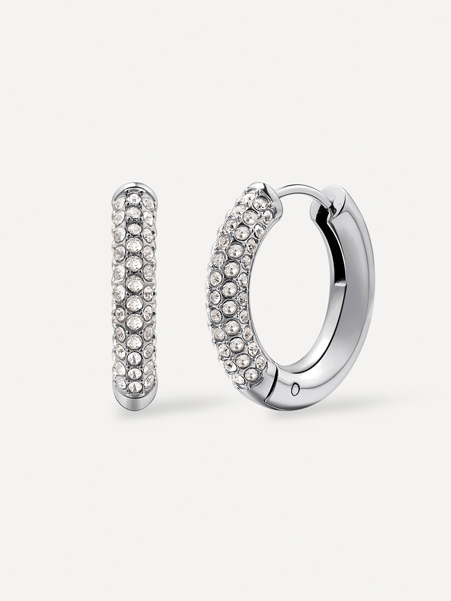 Twinkle Split Ohrringe Silber