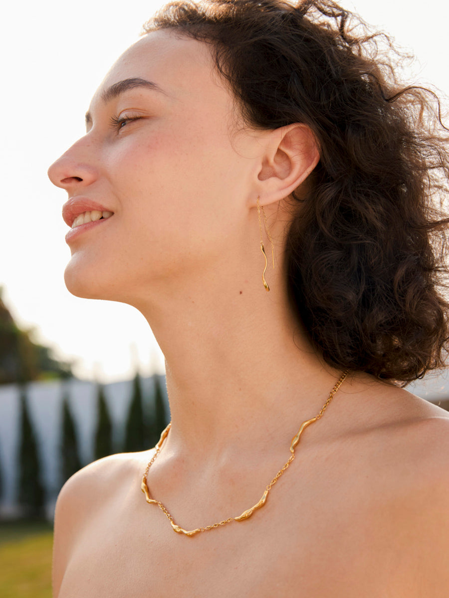 Drifting Thread Earrings