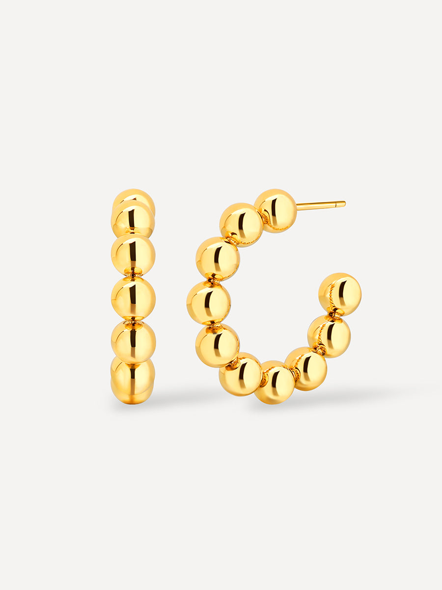 Charming Bead Ohrringe Gold