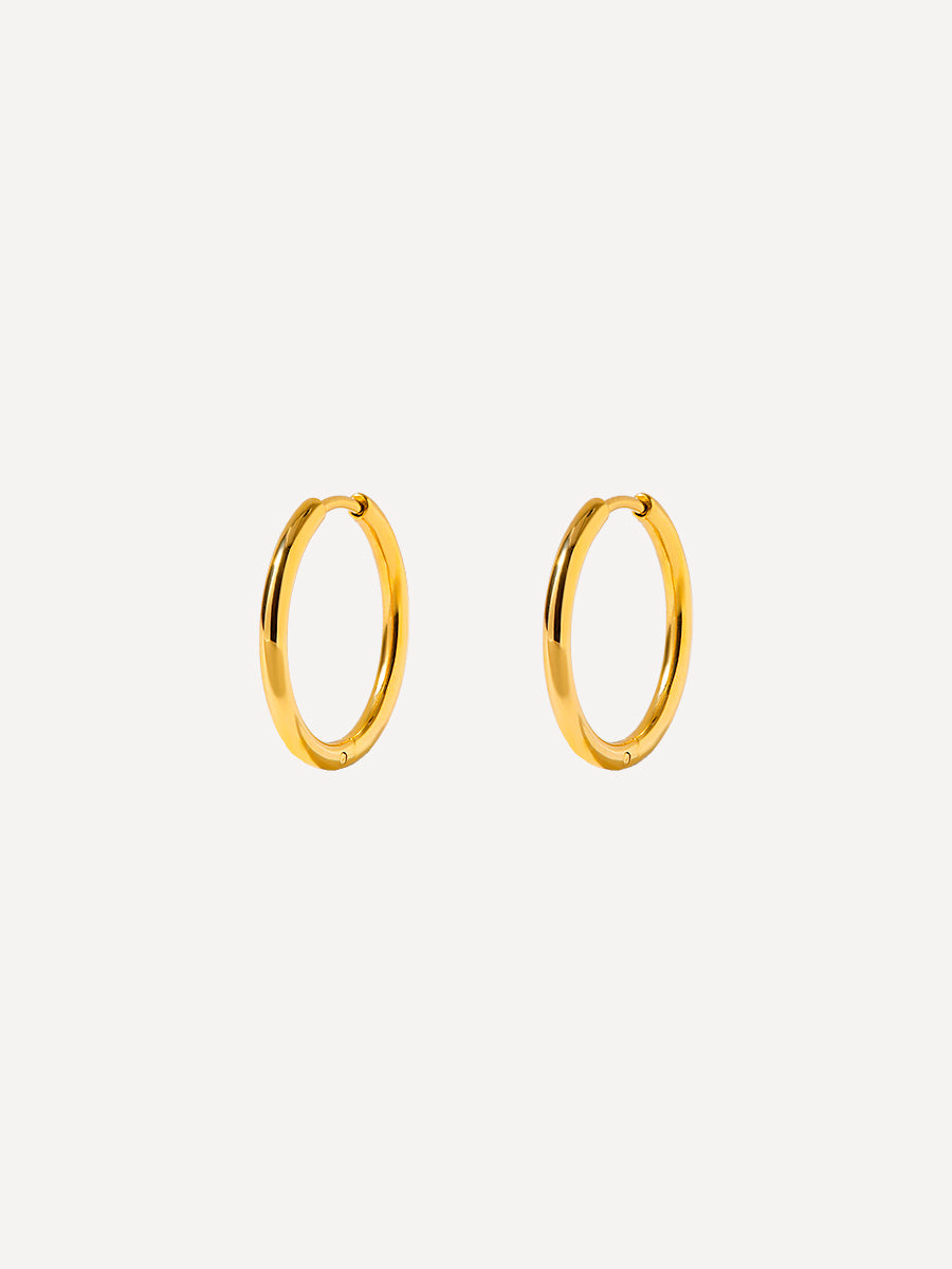 20mm Slim Grace Ohrringe Gold