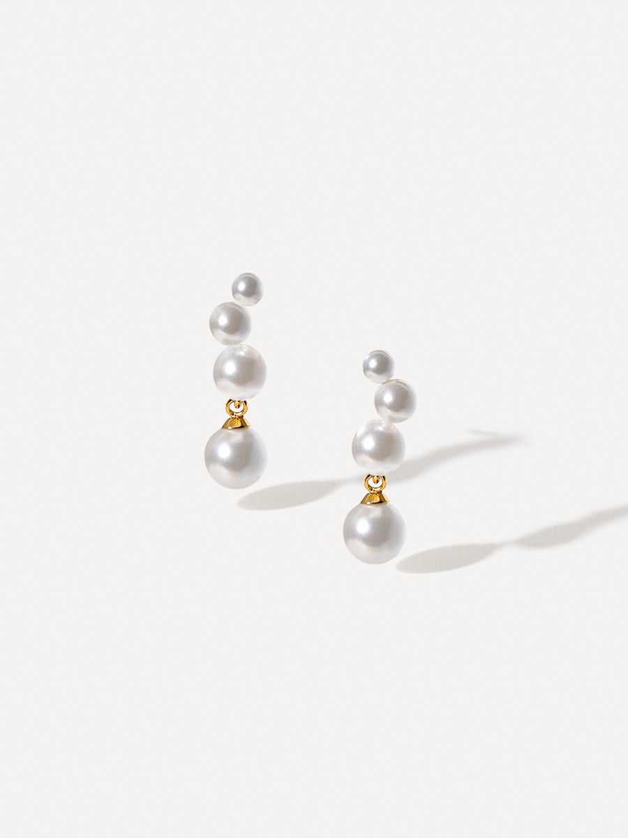 Pearly Stacks Earrings