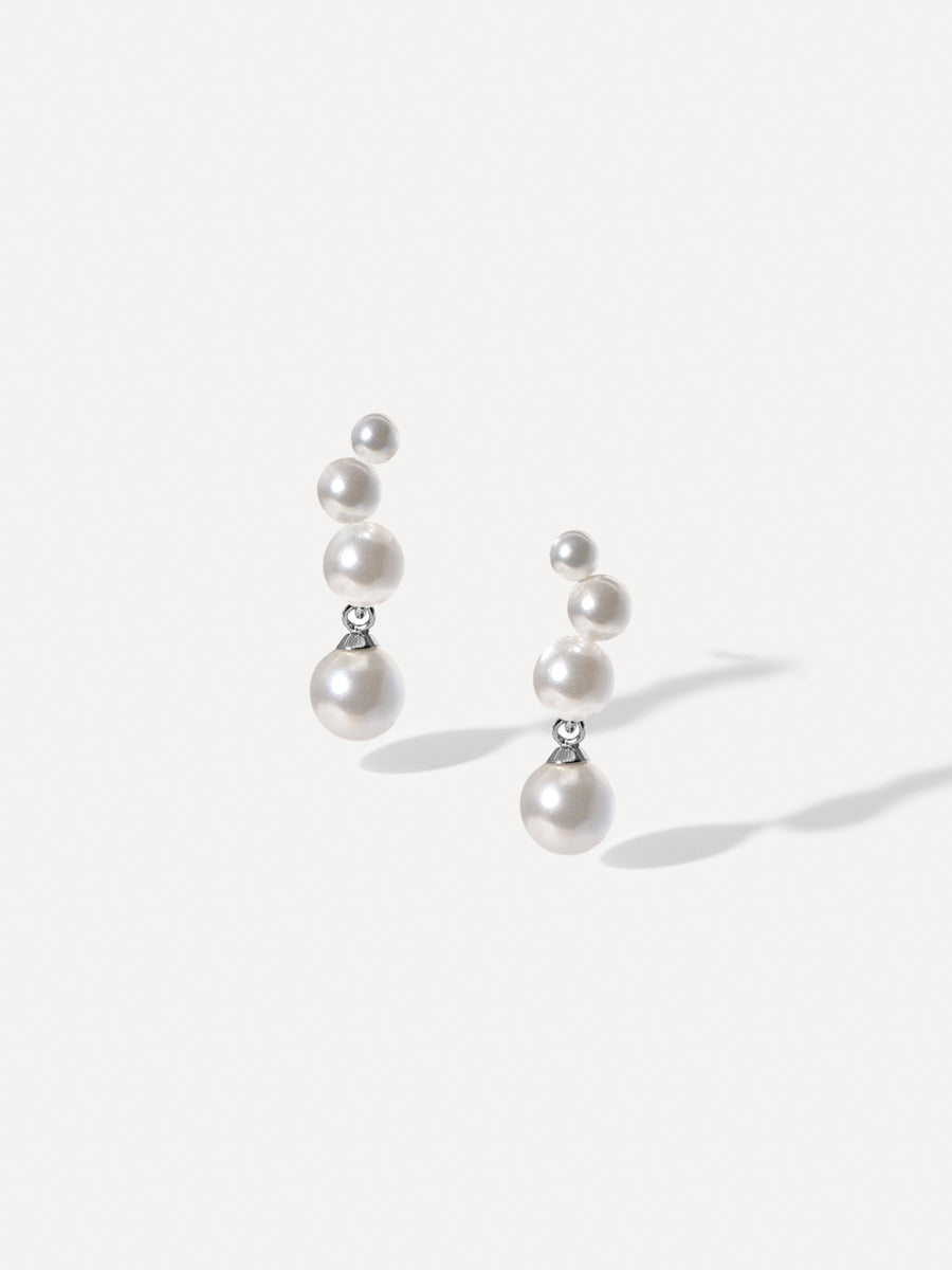 Pearly Stacks Earrings