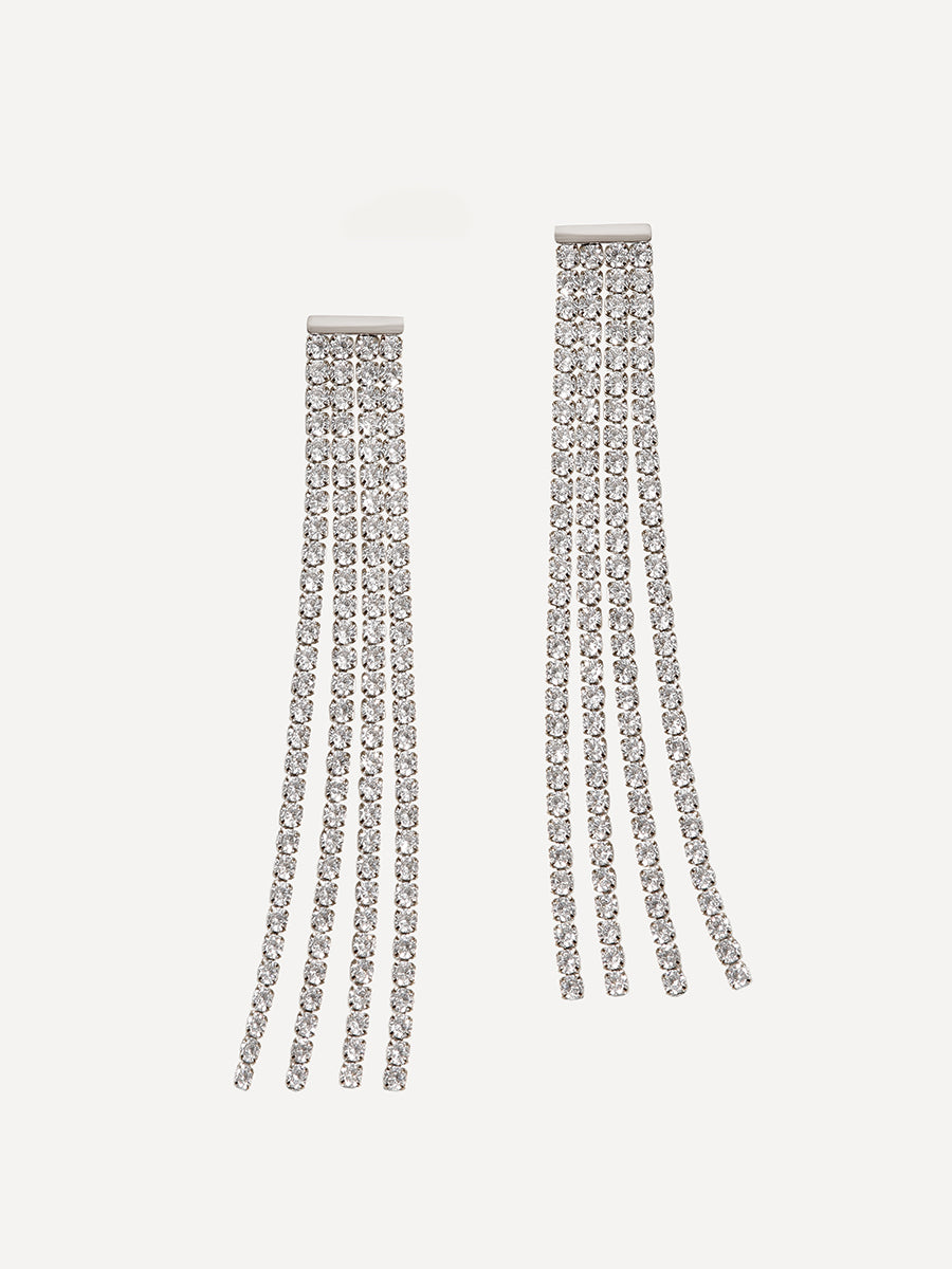 Dazzling Flow Ohrringe Silber