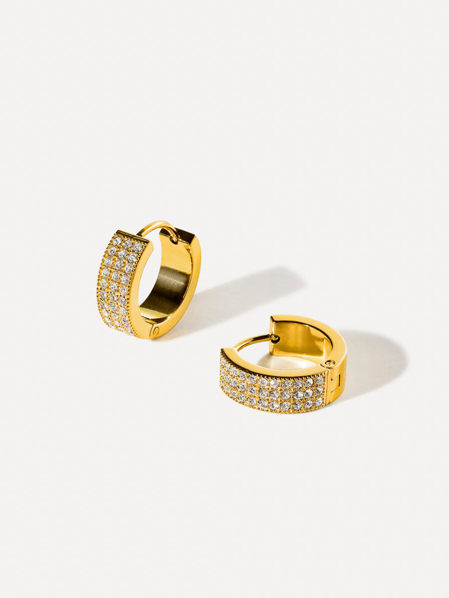 Large Starry Halo Earrings