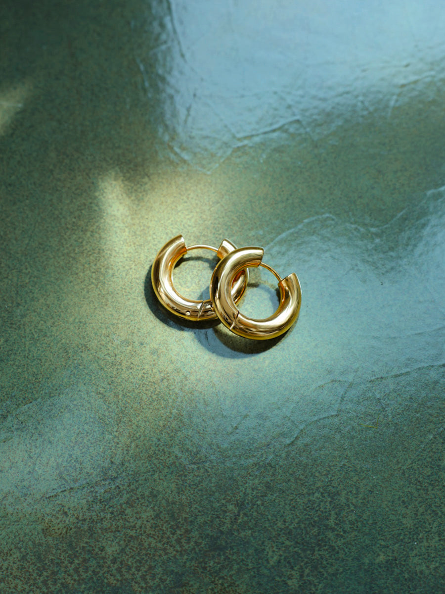22mm Chunky Hoop Ohrringe
