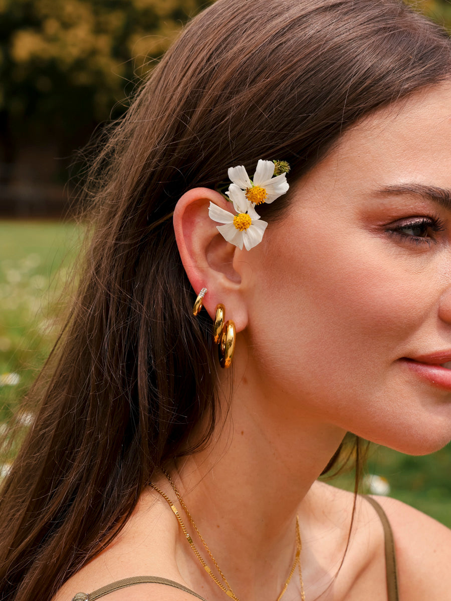 22mm Chunky Hoop Ohrringe