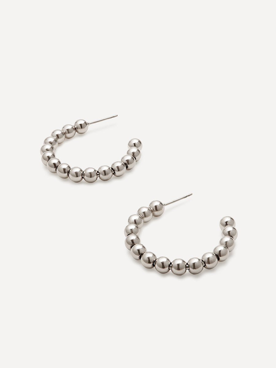 Charming Bubble Large Ohrringe Silber