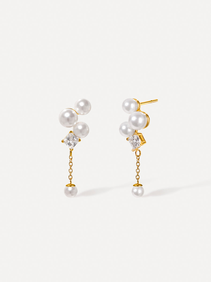 Dainty Pearl Earrings