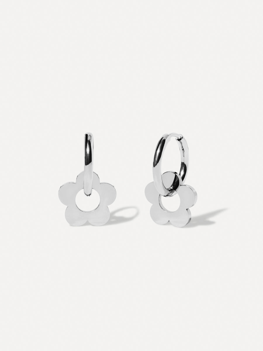 Shiny Flower Earrings