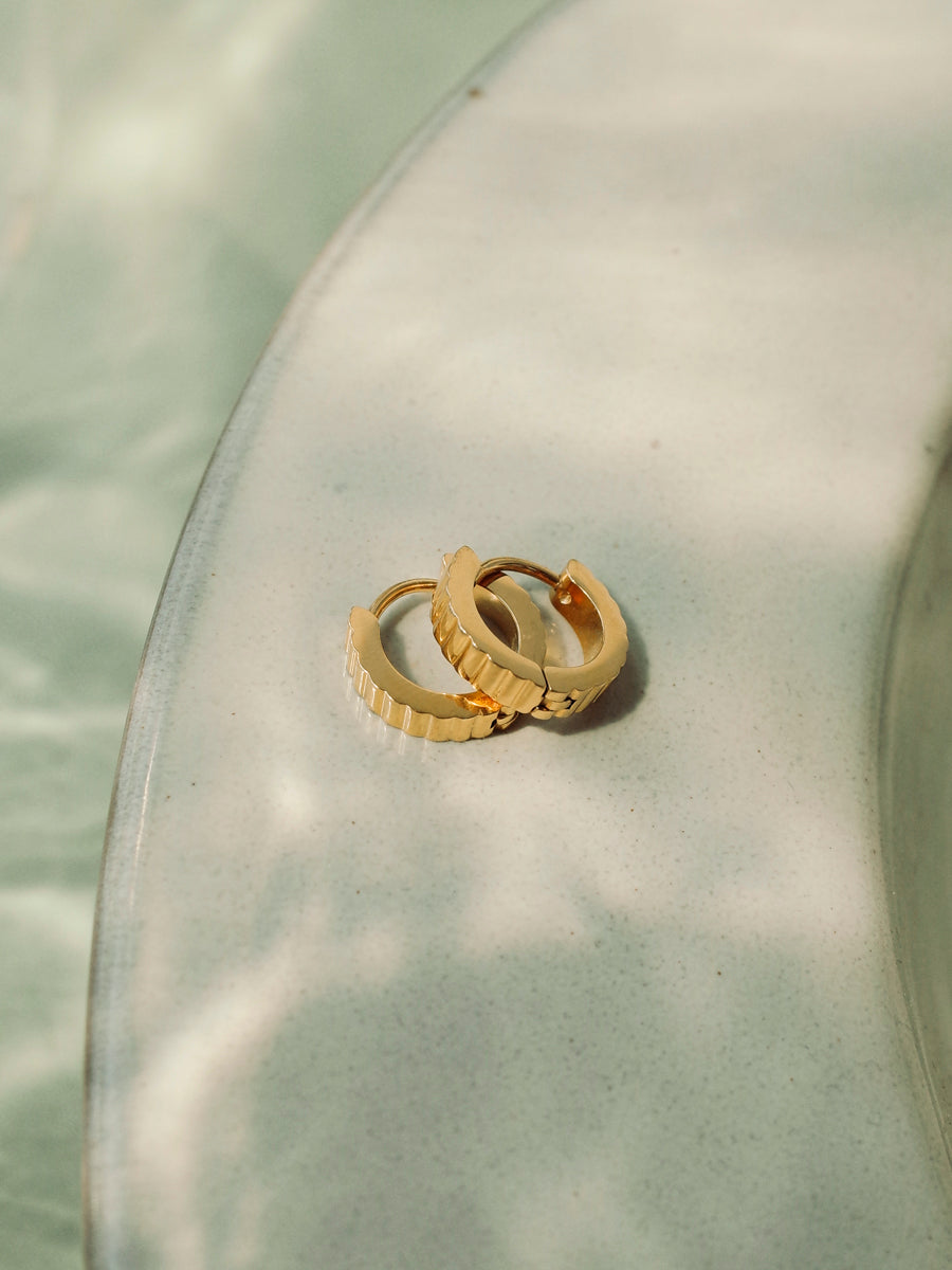 Slim Groove Earrings