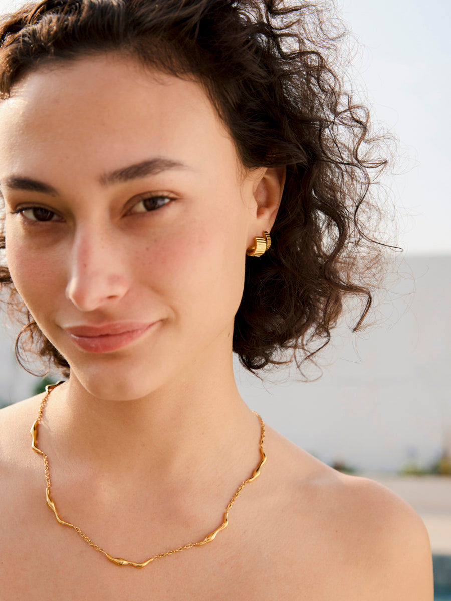 Slim Groove Earrings