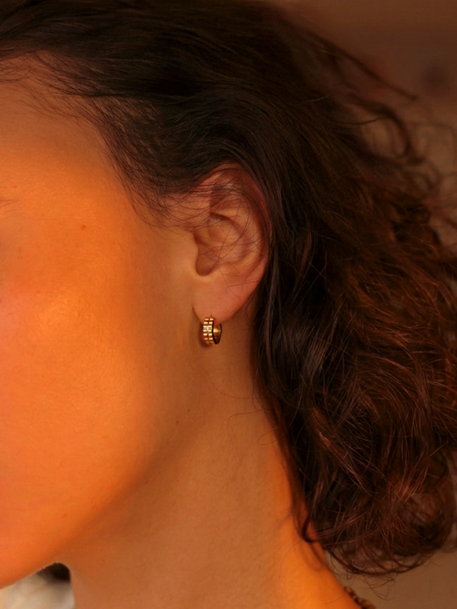 Dual Groove Ohrringe