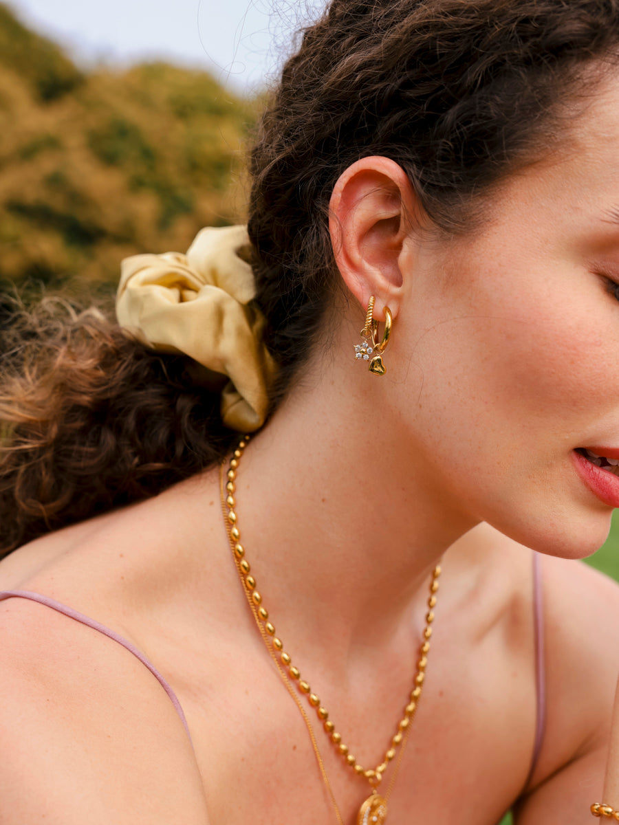 15mm Modern Twist Small Earrings