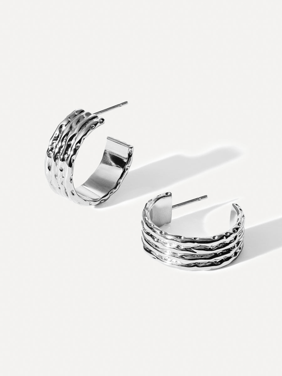 Modern Textured Earrings