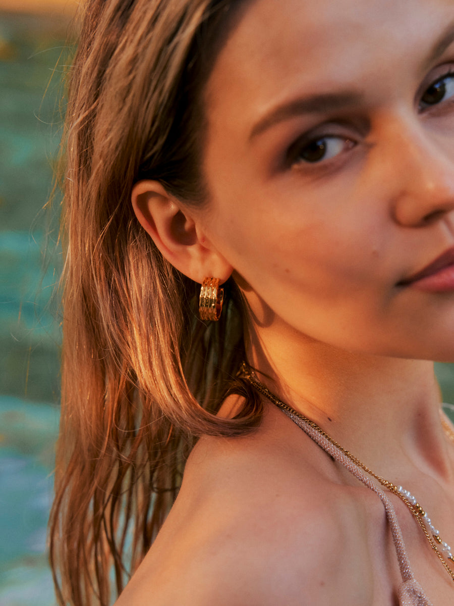 Modern Textured Earrings