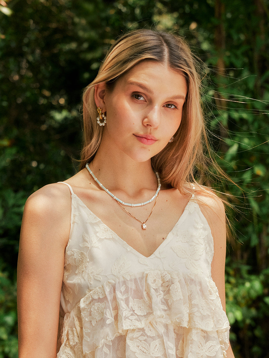 Pearl Halo Earrings