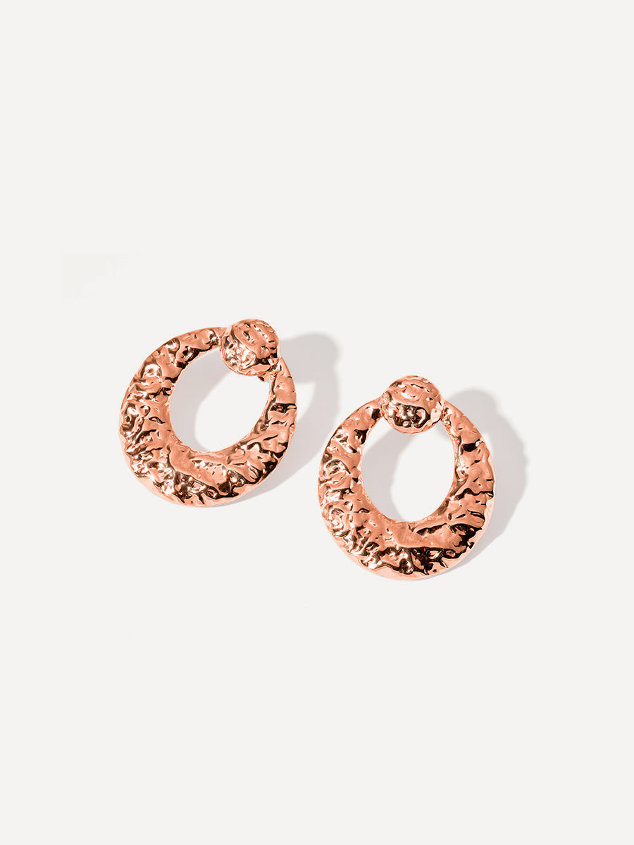 Rocked Moon Earrings