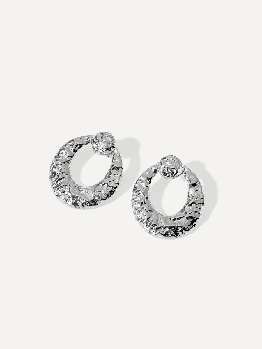 Rocked Moon Earrings