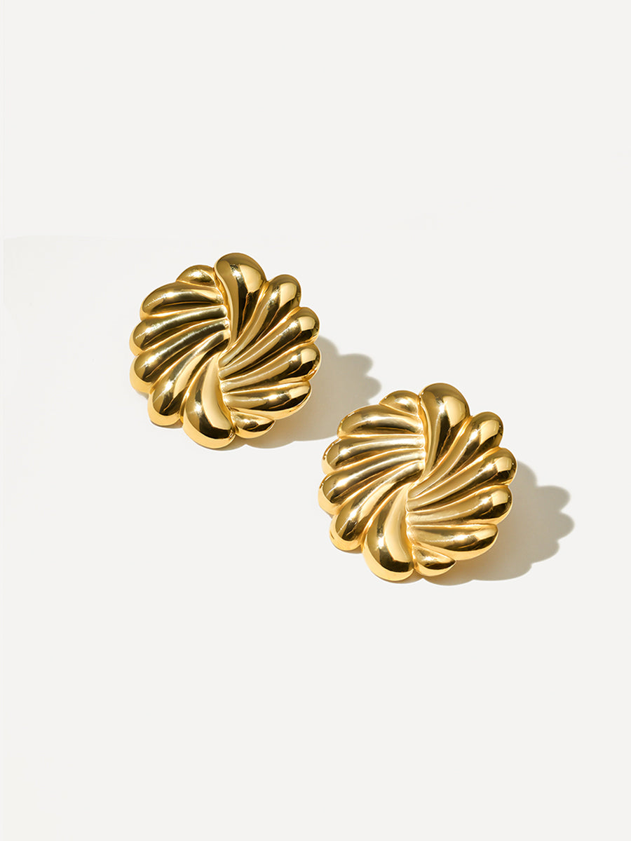 Flowing Spiral Earrings