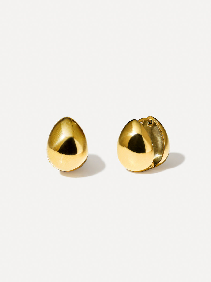 Oval Hug Earrings