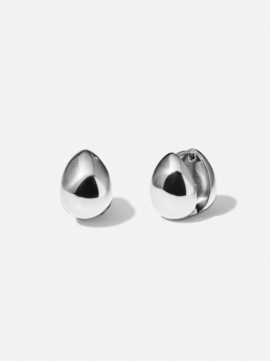 Oval Hug Earrings