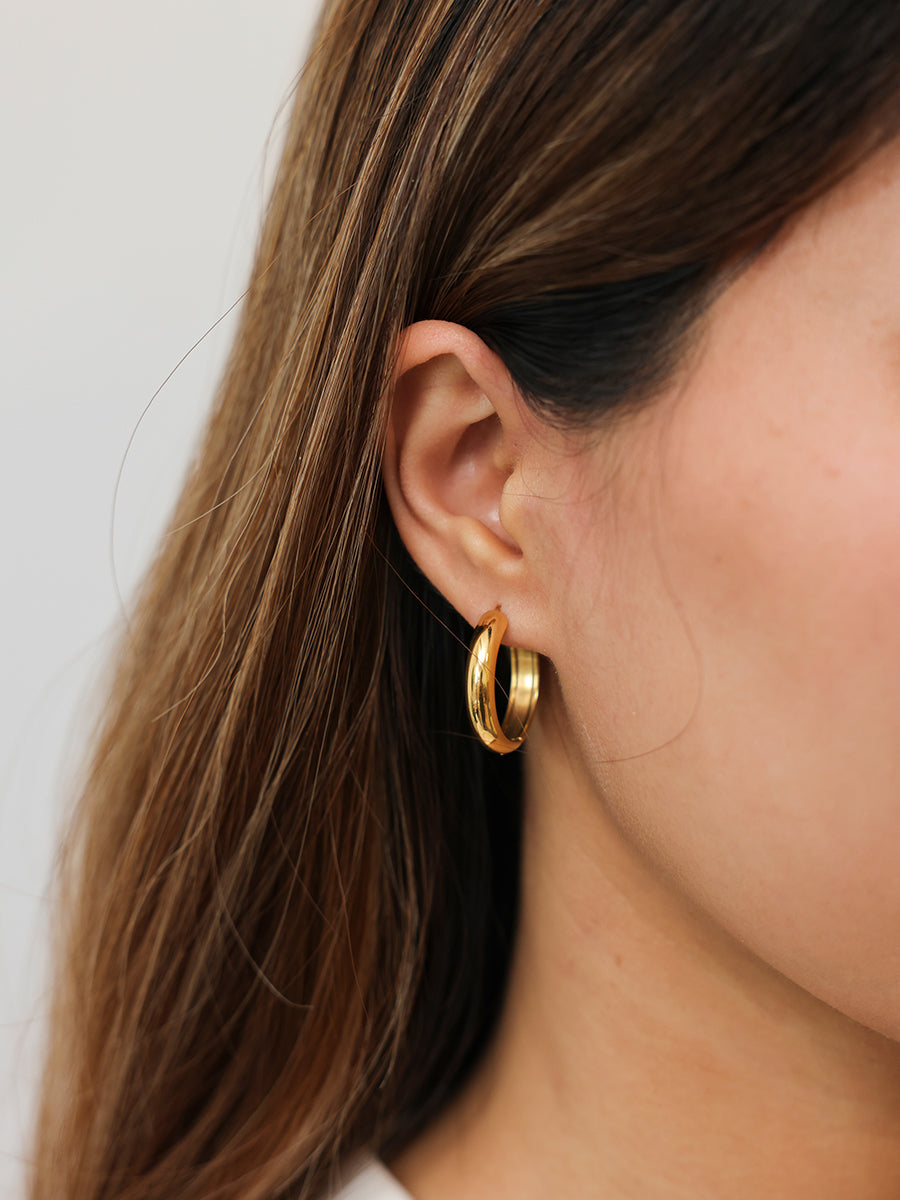 25mm Pure Circle Large Earrings