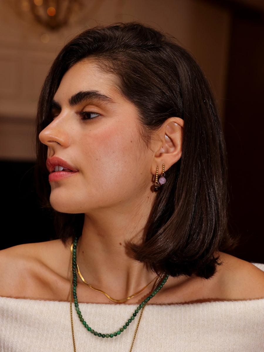 Rectangle Bubble Earrings