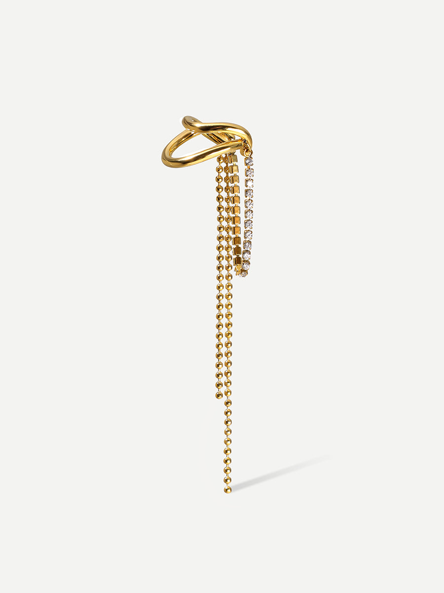 Tassel Elegance Earcuff