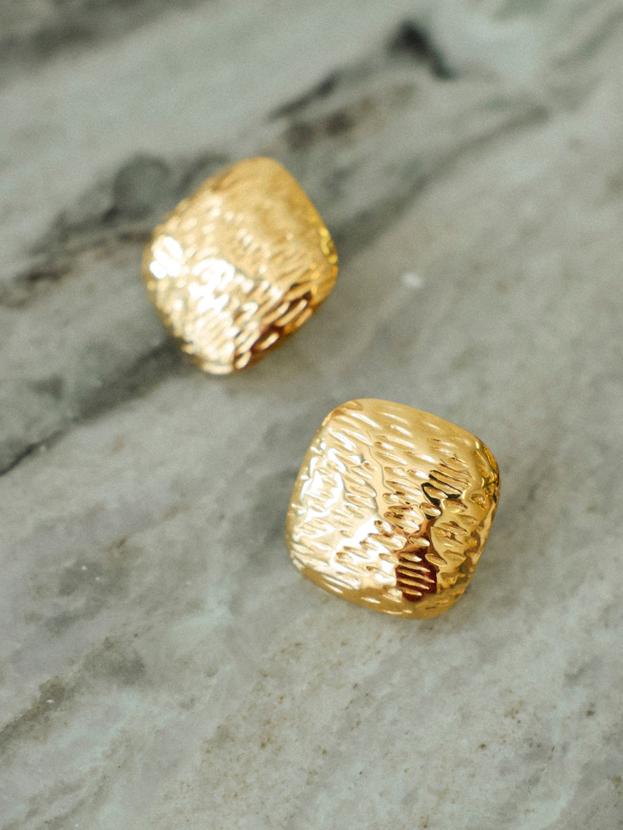 Sculpted Imprint Earrings