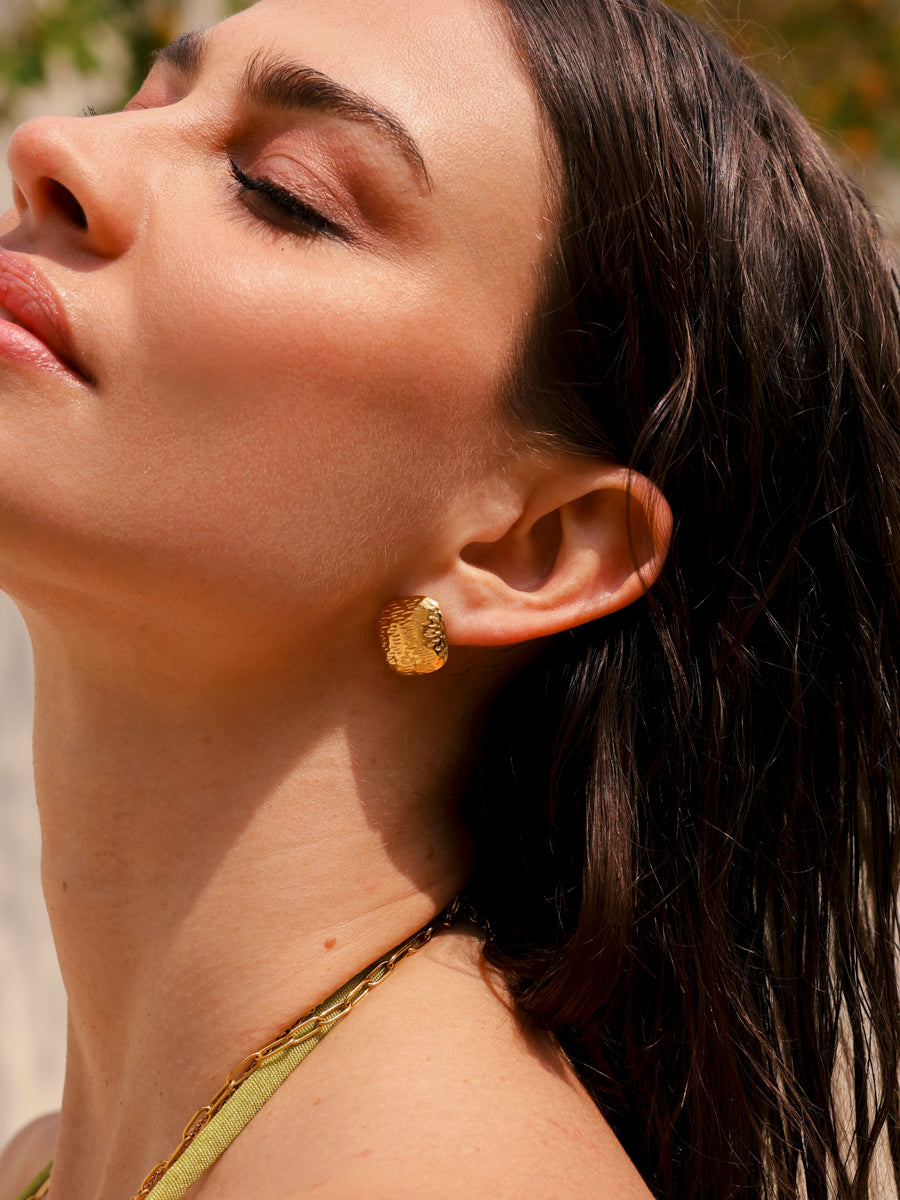 Sculpted Imprint Earrings