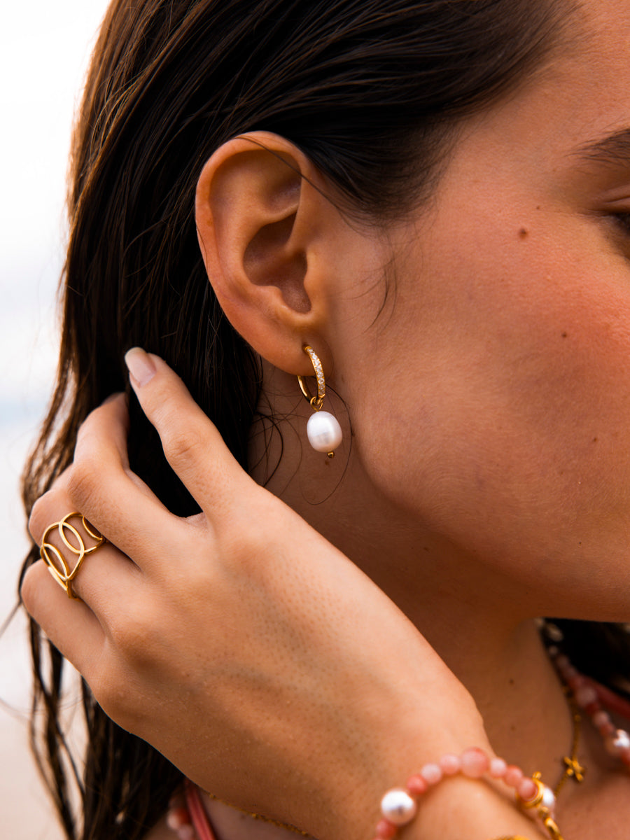 Radiant Pearl Earrings
